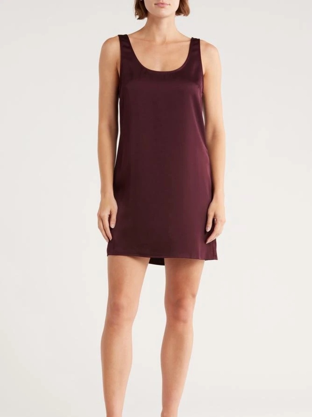Wayf Tank Dress Sleeveless Shift Dress Women’s S Plum Cocktail Date Night